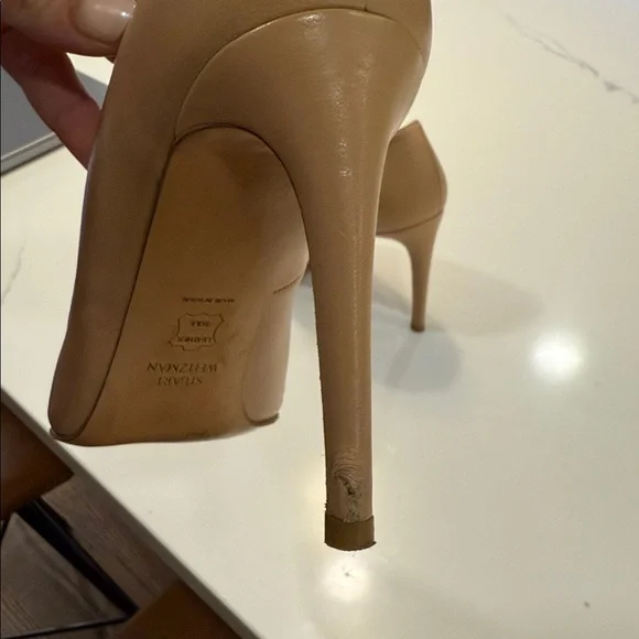 Stuart Weitzman Nude Heels - Picture 2 of 3